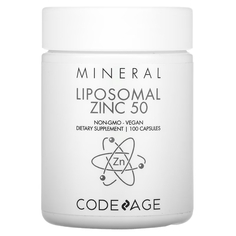 Codeage Liposomal цинк 50 без ГМО веганский, 100 капсул