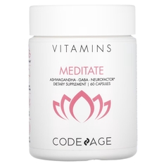 Codeage Vitamins Meditate ашваганда габа нейрофактор, 60 капсул