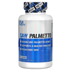EVLution Nutrition Saw Palmetto 500 mg, 60 вегетарианских капсул