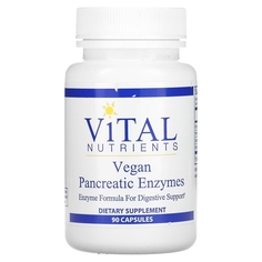 Vital Nutrients Vegan Pancreatic Enzymes , 90 капсул