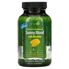 Пищевая Добавка Irwin Naturals Sunny Mood, 75 мягких капсул