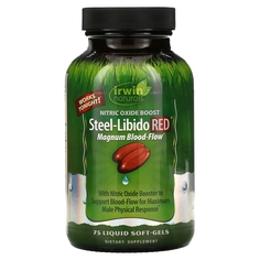Irwin Naturals Steel-Libido Red Blood-Flow, 75 мягких капсул