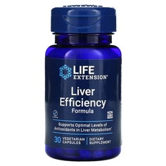 Life Extension Liver Efficiency Formula для здоровой работы печени, 30 вегетарианских капсул