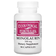 Ecological Formulas Монолаурин 300 мг, 90 капсул