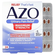 Средство от Боли при Мочеиспускании Azo, 24 таблетки