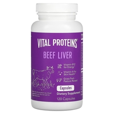 Пищевая Добавка Vital Proteins, говяжья печень, 120 капсул