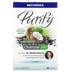 Enzymedica Purify активированный уголь, 60 капсул