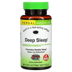 Herbs Etc. Снотворное Deep Sleep, 60 мягких таблеток