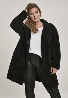 Пальто зимнее Urban Classics Curvy, черный