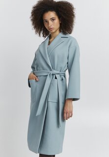Пальто классическое Ichi, серо-голубой