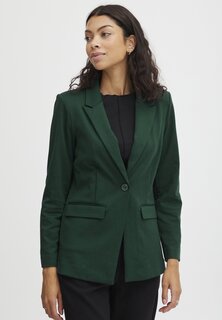Пальто короткое B.Young на пуговице, темно-зеленый