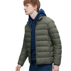 Легкий пуховик Uniqlo 3D, темно-зеленый