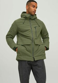 Парка Jack &amp; Jones с карманом на груди, темно-зеленый