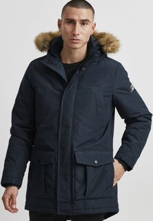Пальто зимнее 11 Project с капюшоном, темно-синий