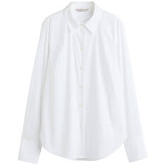 Рубашка H&amp;M Cotton-blend, белый H&M