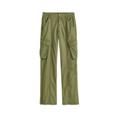 Брюки H&amp;M Canvas Cargo, хаки H&M