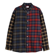 Рубашка H&amp;M Plaid Cotton Twill, красный/мультиколор H&M