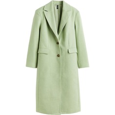Пальто H&amp;M Single-breasted, светло-зеленый H&M