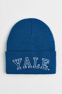 Вязаная шапка H&amp;M Yale, синий H&M