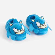 Мягкие тапочки H&amp;M Sonic the Hedgehog, ярко-голубой H&M