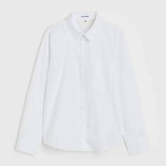 Легкая железная рубашка H&amp;M, белый H&M