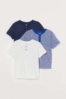 Футболка Henley, 3 шт. H&amp;M H&M