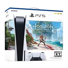 Игровая консоль Sony Playstation 5 Console Standard Edition Horizon Forbidden West Bundle, 825 ГБ, белый