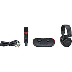 Динамический Микрофон Focusrite Vocaster One Studio Dm1 и Hp60V, черный