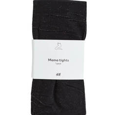 Колготки для беременных H&amp;M Mama, черный/серебристый H&M