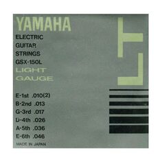 Струны Yamaha GSX150L для электрогитары никелированная сталь (толщина 10-46)