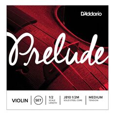 Струны D&apos;addario J8101/2M Prelude для скрипки 1/2 Medium D'addario