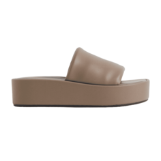 Сланцы H&amp;M Platform Slides, коричневый H&M