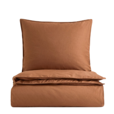 Комплект односпального постельного белья H&amp;M Home, коричневый
