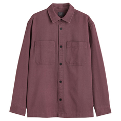 Куртка-рубашка H&amp;M Regular Fit, темно-розовый H&M