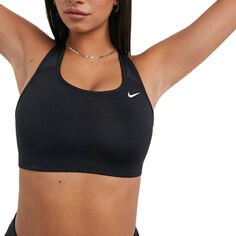 Топ Nike Training Swoosh Medium Support Sports, черный