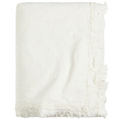 Покрывало H&amp;M Home Ruffle-trimmed, светло-бежевый