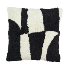 Чехол для декоративной подушки H&amp;M Home Tufted Wool, черный/белый