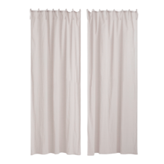 Шторы H&amp;M Home 2-pack Linen-blend, 2 предмета, светло серый