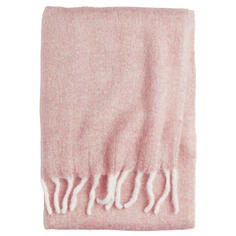 Плед H&amp;M Home Soft Wool-blend, пудрово-розовый