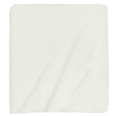Плед H&amp;M Home Moss-stitched Cotton, белый