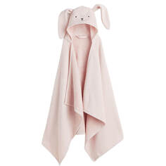 Банное полотенце H&amp;M Home With Hood Rabbit, розовый