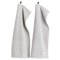 Комплект полотенец H&amp;M Home Cotton For Guests 2 штуки, светло-серый