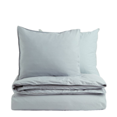 Комплект двуспального постельного белья H&amp;M Home Cotton, светло-бирюзовый