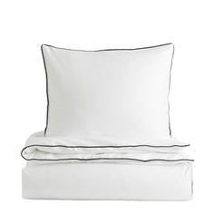 Комплект односпального постельного белья H&amp;M Home Cotton satin, белый