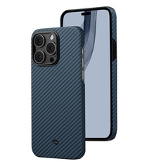 Чехол Pitaka MagEz Case 3 для iPhone 14 Pro, 1500D Black/Blue(Twill)