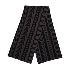 Шарф Marc Jacobs The Monogram Knit, черный