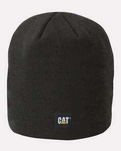 Мужская вязаная шапка с логотипом CAT, черный Caterpillar