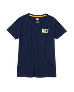Женская футболка CAT, синий Caterpillar
