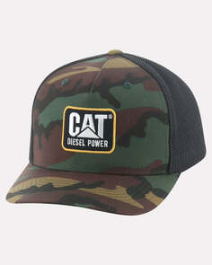 Мужская кепка Design Mark Diesel Trucker CAT, лесной камуфляж Caterpillar