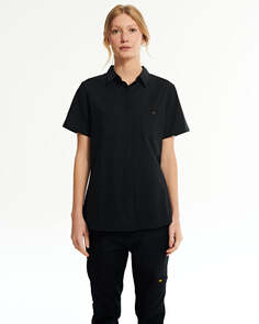 Женская классическая оксфордская рабочая рубашка CAT, черный Caterpillar